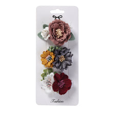 Cargar imagen en el visor de la galería, Pack de 3 hebillas de flores
