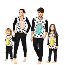Cargar imagen en el visor de la galería, Traje pijama familiar de gato