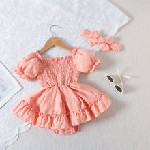 Cargar imagen en el visor de la galería, Body vestido engomado con vincha
