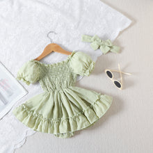Cargar imagen en el visor de la galería, Body vestido engomado con vincha
