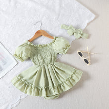 Cargar imagen en el visor de la galería, Body vestido engomado con vincha
