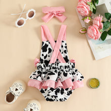 Carregar imagem no visualizador da galeria, Body con volado estilo vaca y vincha
