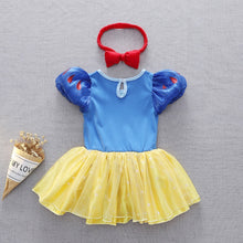 Carregar imagem no visualizador da galeria, Vestido body con vincha estilo Blancanieves
