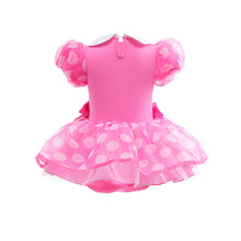 Cargar imagen en el visor de la galería, Body vestido estilo Minnie Mouse con vincha y moños
