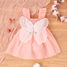 Carregar imagem no visualizador da galeria, Body vestido engomado salmón de mariposa
