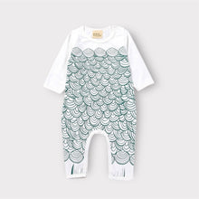 Cargar imagen en el visor de la galería, Body mangas largas de escama de sirena
