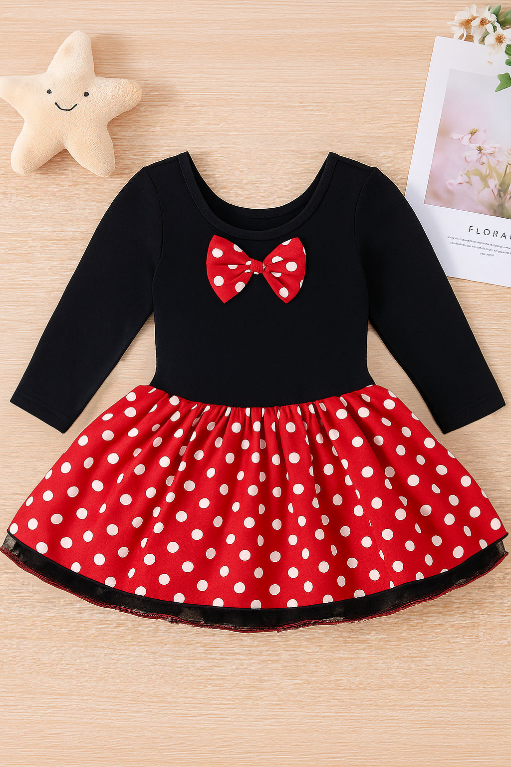 Body vestido para Ballet estilo Minnie Mouse