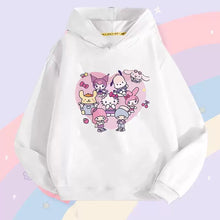 Cargar imagen en el visor de la galería, Abrigo con capucha y estampas de Sanrio
