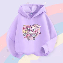Cargar imagen en el visor de la galería, Abrigo con capucha y estampas de Sanrio
