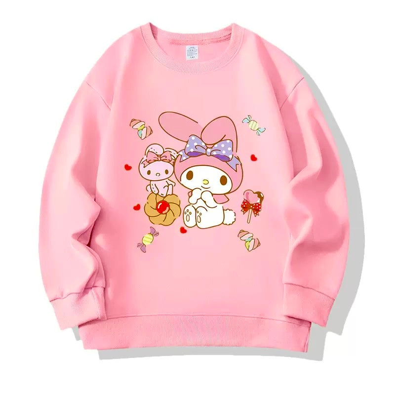 Abrigo rosa con estampas de My Melody (Sanrio)