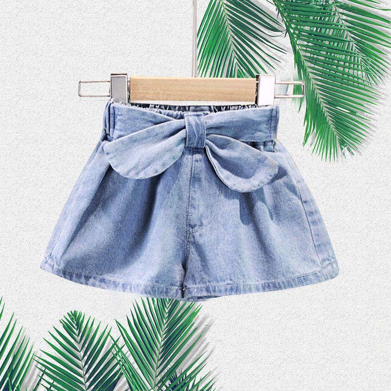 Short jeans con cinto