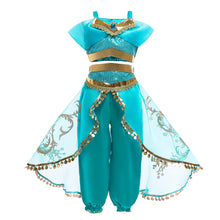 Carregar imagem no visualizador da galeria, Crop top y pantalón estilo princesa Jazmin
