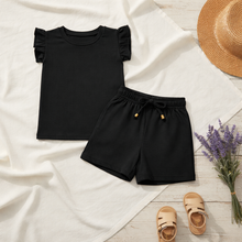 Cargar imagen en el visor de la galería, Blusa con volados y short
