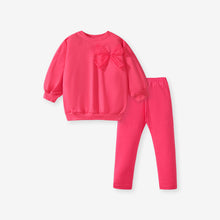 Cargar imagen en el visor de la galería, Abrigo con moño y pantalón pink
