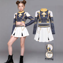 Cargar imagen en el visor de la galería, Crop top y pollera blanco estilo Rumi de las guerreras KPop Demon Hunters / Huntrix
