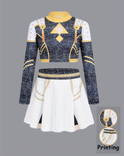 Cargar imagen en el visor de la galería, Crop top y pollera blanco estilo Rumi de las guerreras KPop Demon Hunters / Huntrix
