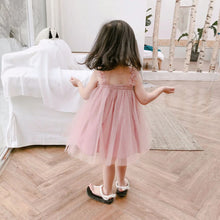 Carregar imagem no visualizador da galeria, Vestido rosa viejo de tul
