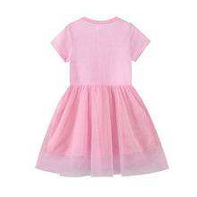 Carregar imagem no visualizador da galeria, Vestido rosa de unicornio y falda de tul
