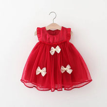 Carregar imagem no visualizador da galeria, Vestido de tul con moños
