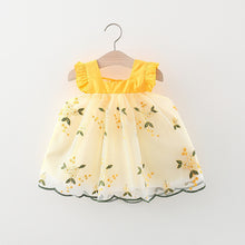 Carregar imagem no visualizador da galeria, Vestido de tul con bordados de flores
