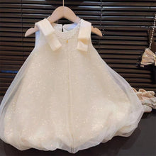 Carregar imagem no visualizador da galeria, Vestido de tul con lentejuelas y moños
