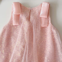 Carregar imagem no visualizador da galeria, Vestido de tul con lentejuelas y moños
