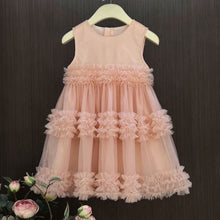 Cargar imagen en el visor de la galería, Vestido de tul con brillo y volados
