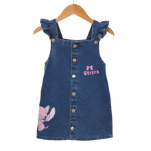 Carregar imagem no visualizador da galeria, Vestido jeans con volados de Stitch
