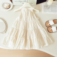 Cargar imagen en el visor de la galería, Vestido crema de broderie
