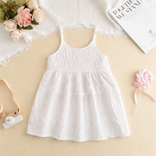 Carregar imagem no visualizador da galeria, Vestido blanco con detalles
