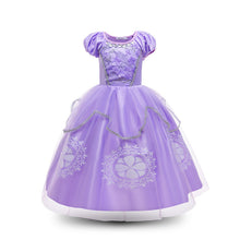 Cargar imagen en el visor de la galería, Vestido lila largo de Princesa Sofia
