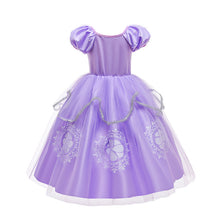 Cargar imagen en el visor de la galería, Vestido lila largo de Princesa Sofia
