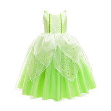 Carregar imagem no visualizador da galeria, Vestido largo verde de tul estilo Tinker Bell
