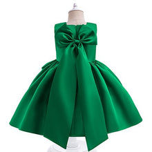 Cargar imagen en el visor de la galería, Vestido liso con moño grande
