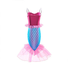 Carregar imagem no visualizador da galeria, Vestido estilo Sirena pink con turquesa
