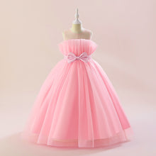 Cargar imagen en el visor de la galería, Vestido largo de tul con moño
