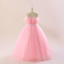 Cargar imagen en el visor de la galería, Vestido largo de tul con moño
