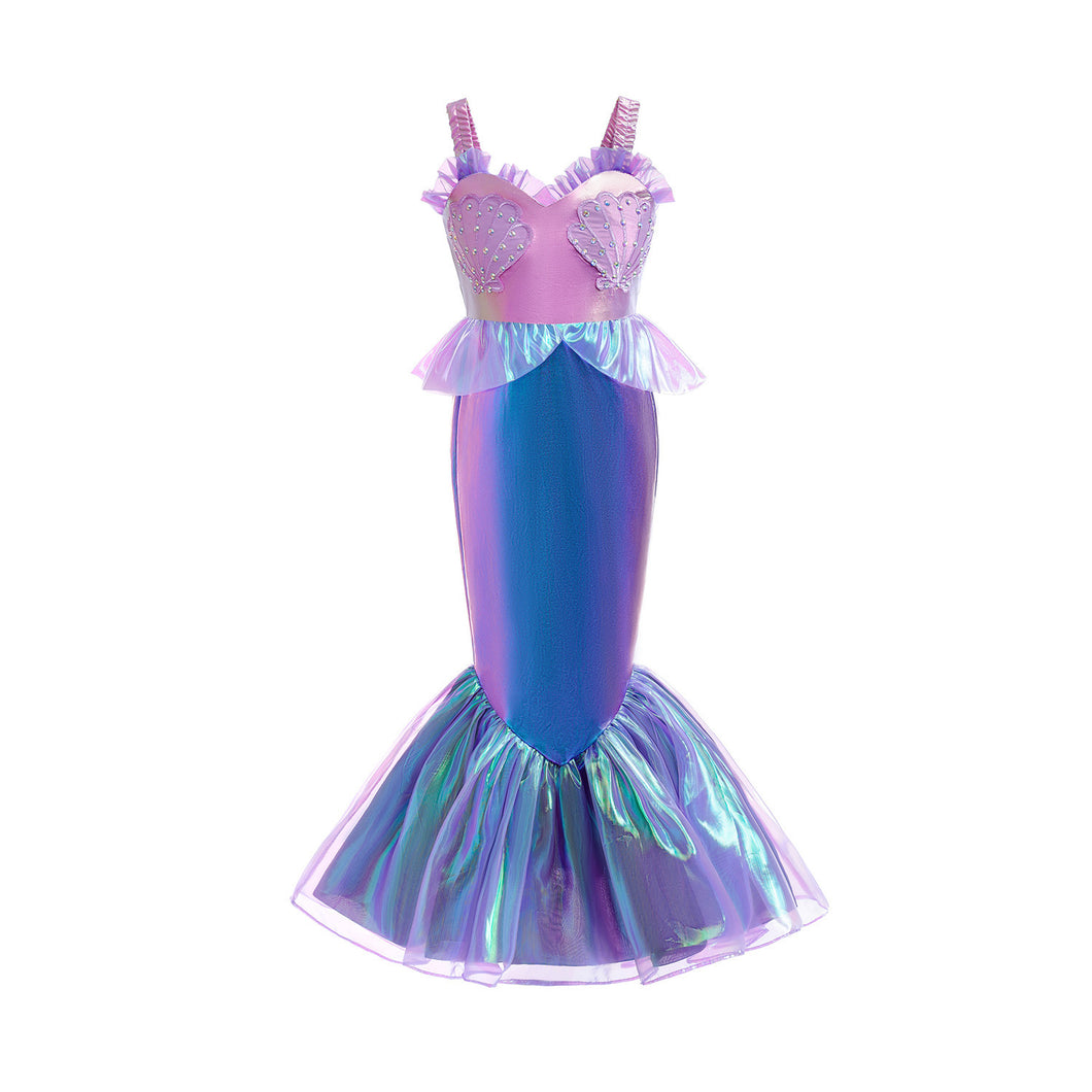 Vestido lila cola de Sirena