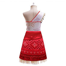 Cargar imagen en el visor de la galería, Vestido un solo hombro estilo Moana con encajes
