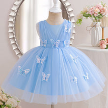 Cargar imagen en el visor de la galería, Vestido de tul con detalles de mariposas
