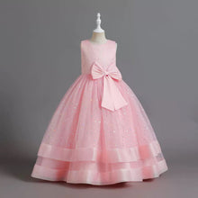 Cargar imagen en el visor de la galería, Vestido largo con moño y brillo
