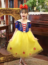 Cargar imagen en el visor de la galería, Vestido de blancanieves con vincha

