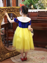 Cargar imagen en el visor de la galería, Vestido de blancanieves con vincha
