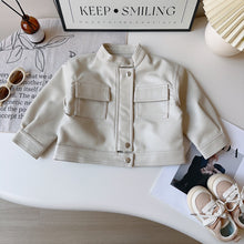 Carregar imagem no visualizador da galeria, Campera de cuerina con cuello alto
