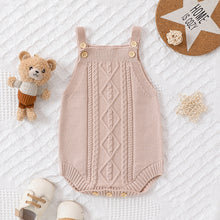 Cargar imagen en el visor de la galería, Body de hilo beige con relieve
