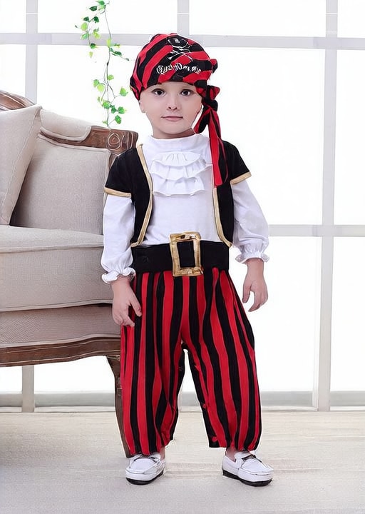 Body traje de pirata con gorra