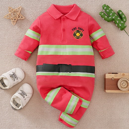 Body enterizo de bomberos