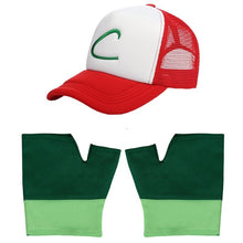 Cargar imagen en el visor de la galería, Camisa y kepi con guantes estilo Ahs de Pokemón
