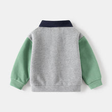 Carregar imagem no visualizador da galeria, Abrigo con cuello tipo moletón con mangas verde
