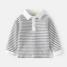 Carregar imagem no visualizador da galeria, Remera mangas largas con rayas
